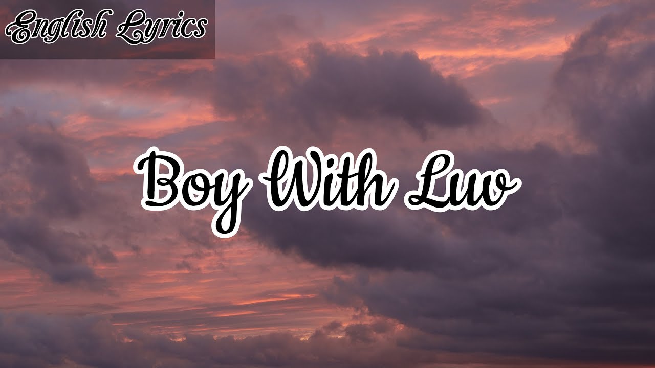 BTS, Halsey Boy With Luv (English Lyrics) YouTube