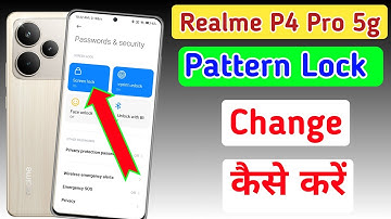 How to change pattern lock in Realme p4 pro 5g | Screen lock | Realme p4 pro me password change