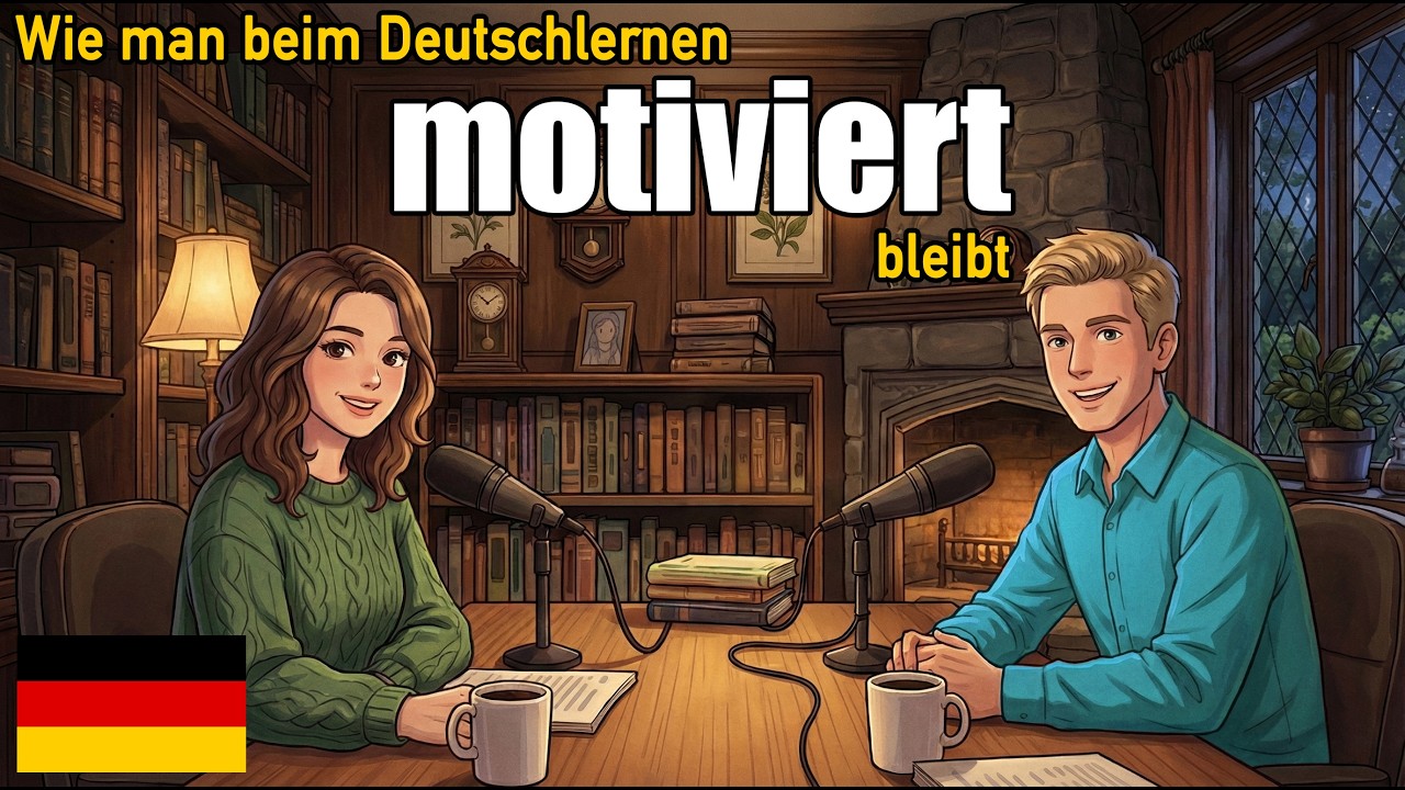 Wie man beim Deutschlernen motiviert bleibt | Tägliche deutsche Konversationspraxis