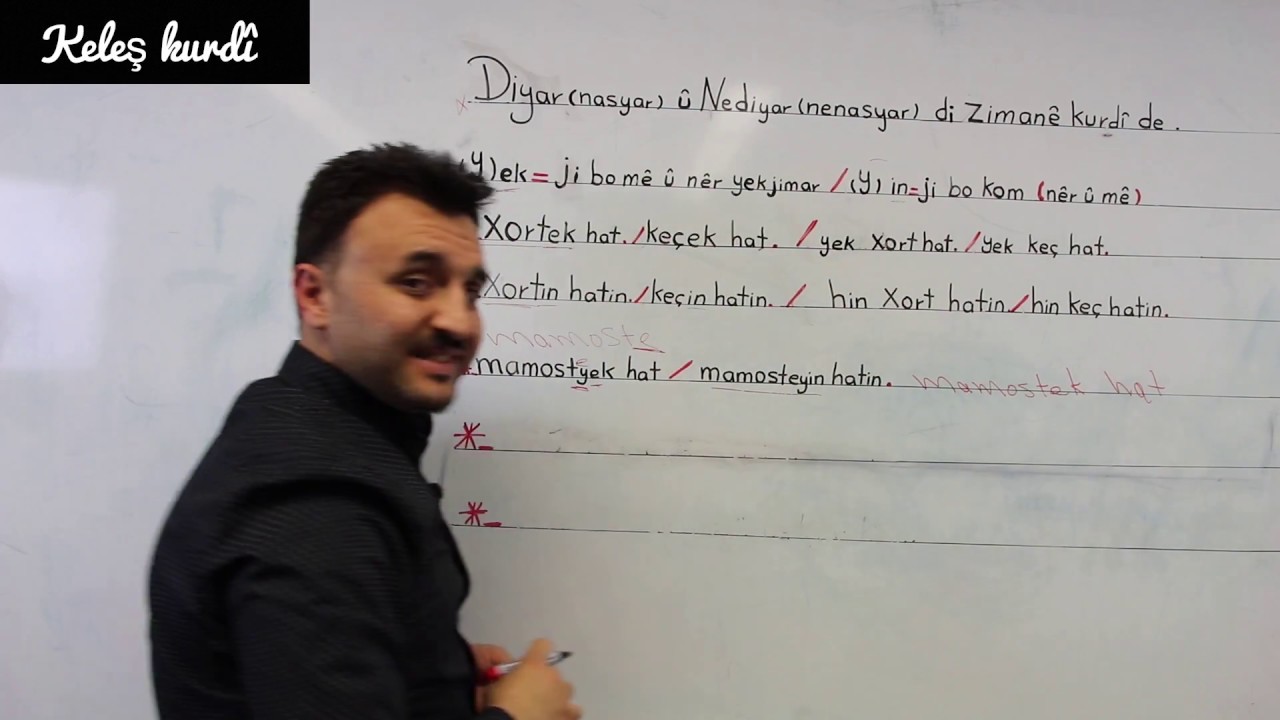 Keleş Kurdî | 18 | كلش كردي | Qertafên nediyarîyê | لواحق النكرة في اللغة الكردية