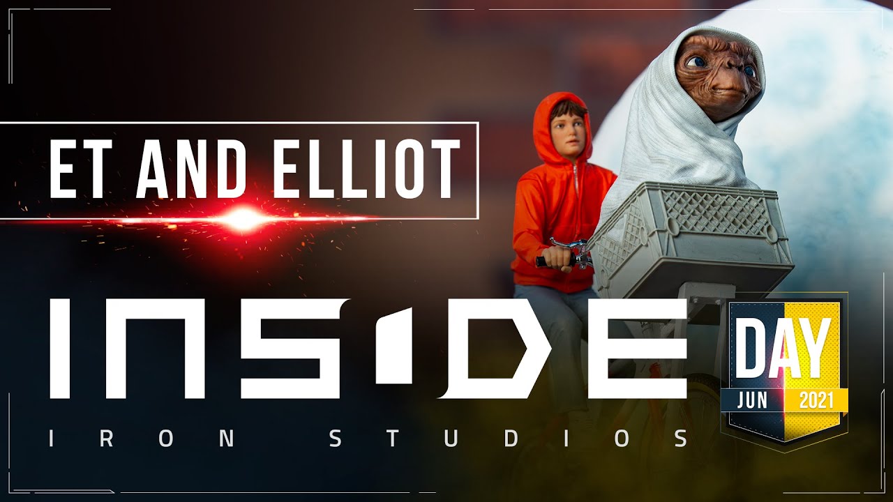 E.T. & Elliot - E.T. El extraterrestre Estatua Escala 1:10 por