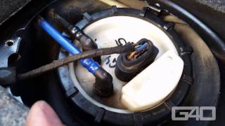 🇩🇪 Benzinpumpe am VW Golf 4 / Bora wechseln - Kraftstoffpumpe wechseln