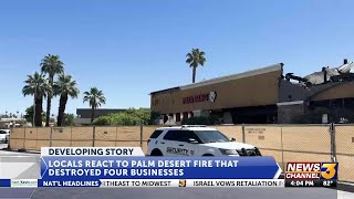 Customers Heartbroken Over Four Palm Desert Businesses That Burned Down