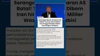 Trump Tunda Serang Iran, Akui Takut Dibombardir IRGC hingga AS Kehabisan Rudal & Amunisi