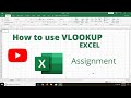 VLOOKUP Assignment
