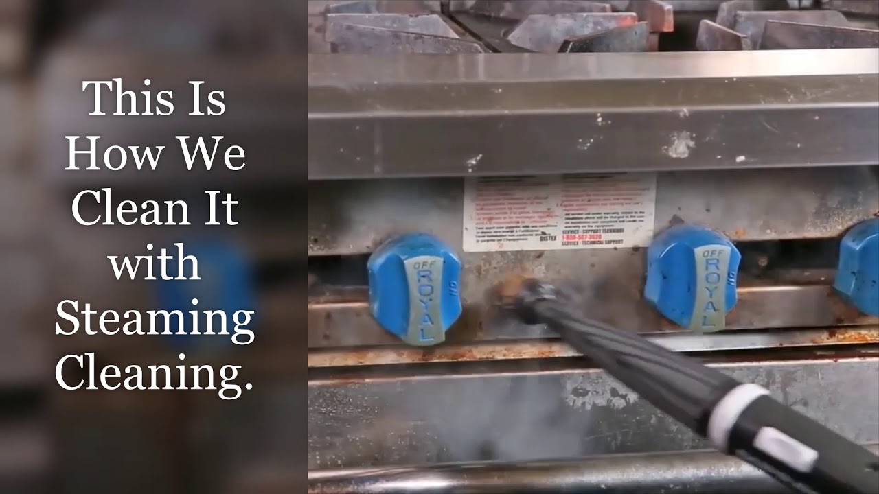 Kitchen hood steam cleaner Residential YouTube