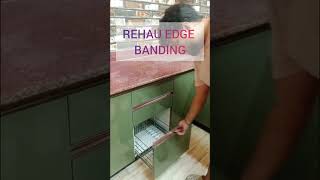 FULL MODULAR KITCHEN-BOILO BOARD-MACHINE FINISH-CENTURY LAMINATE-ROSE GOLD PROFILE HANDLE-9051882666