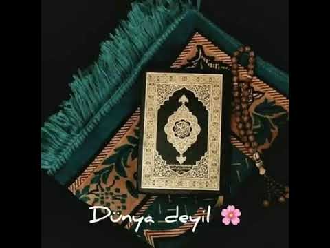 Sizi xoşbext eden💫 Dünya değil🌸 ALLAHDIR❤