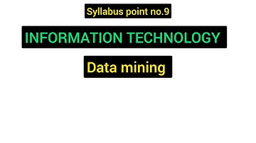 Information technology and datamining #Datamining #IT #Researchmethodology