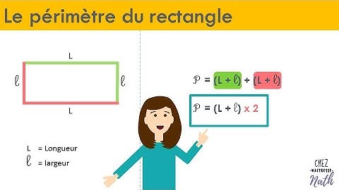 Le périmètre du rectangle