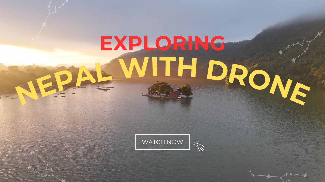Nepal Drone Magic: Phewa Lake, Annapurna from Clouds, Fishtail & Turquoise Rivers | 4K Aerial Views