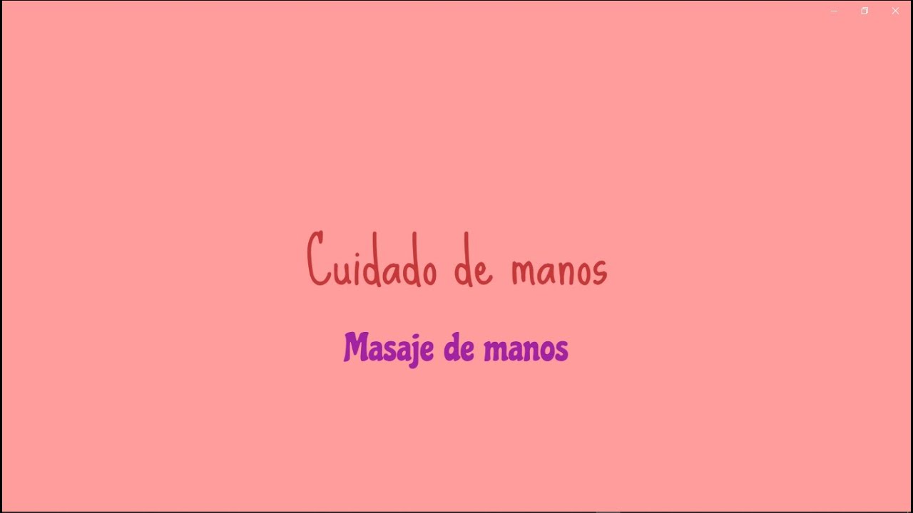 Masaje De Manos Youtube