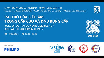 Vai trò của siêu âm trong cấp cứu và đau bụng cấp