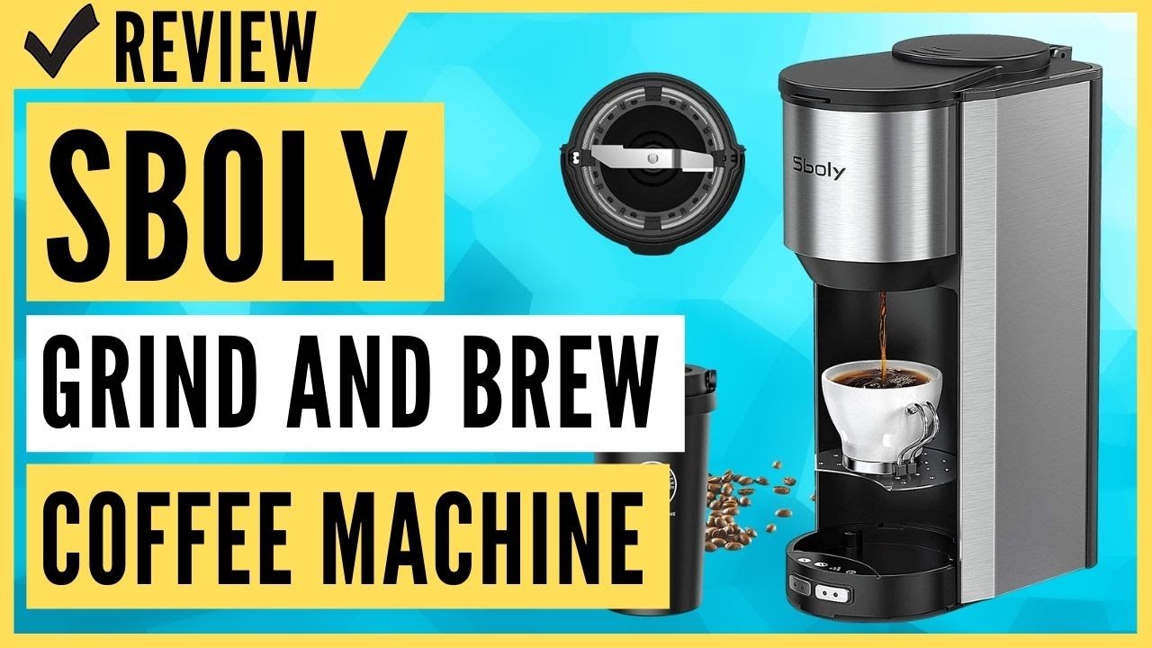 PowerXL Grind and Go Plus Coffee Maker, Automatic Single-Serve