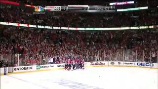 Brent Seabrook's Iconic Hairstyle at Soldier Field