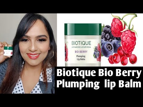 Wideo: Biotique Bio Berry Lip Plumping Balm Review