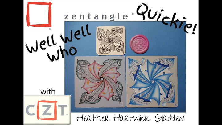 Well Well Who | Zentangle Quickie