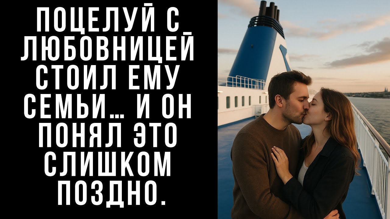 Поцелуй с любовницей стоил ему семьи… и он понял это слишком поздно.