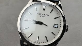 Patek Philippe Calatrava 5296G-010 - White Gold / Silver Dial Hands-On Review Patek Philippe Calatrava 5296G-010 - White Gold / Silver Dial Hands-On Review