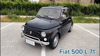 La 500 più “lussuosa”?? 😉🚙 Recensione Fiat 500 L 1971 - 🇮🇹