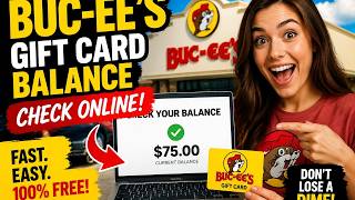 How to check Buc-ee's gift card balance online