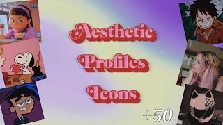 aesthetic profiles icons