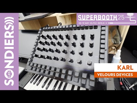 VELOURS DEVICES KARL : le contrôleur MIDI sur un giga écran - SUPERBOOTH 2025