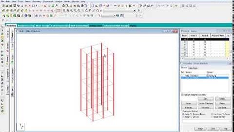STAAD PRO v8i LECTURE 7: Adding Beam Dimensions and Materials