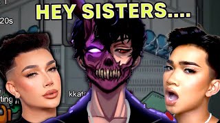 CORPSE, James Charles &amp; Bretman Rock CANT Stop SIMPING in Among Us