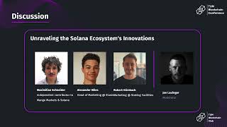 Unraveling The Solana Ecosystems Innovations - Tum Blockchain Conference 2023
