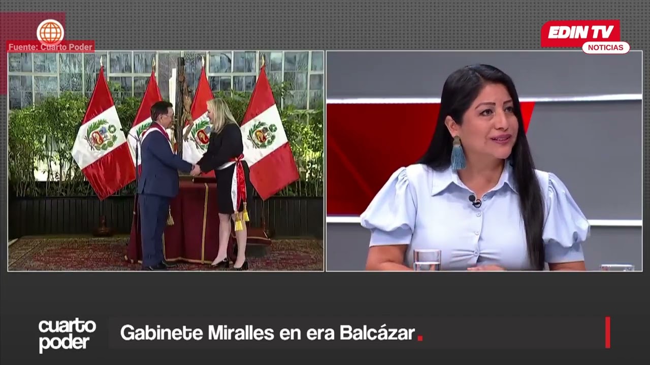 Denisse Miralles niega que gabinete responda a cuotas políticas.