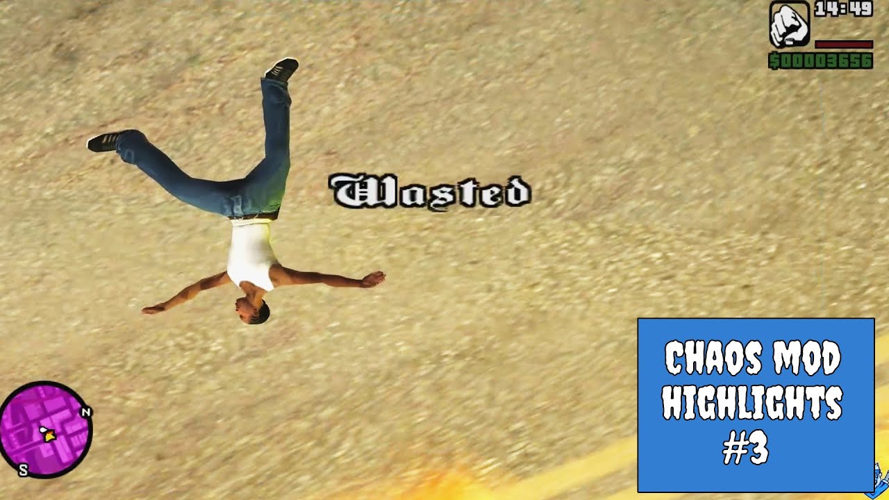 GTA San Andreas Chaos mod - Fails and Funny Moments #3 - YouTube