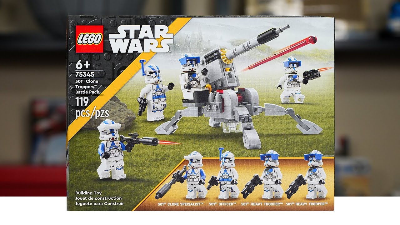 LEGO Star Wars 75345 501ST TROOPERS BATTLE Review! (2023) - YouTube