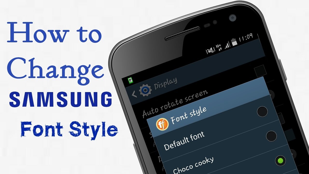 Как установить шрифт на самсунг