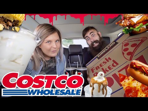 COSTCO FOOD COURT CALORIE CHAOS CHALLENGE | B.S.B.O Ep.5