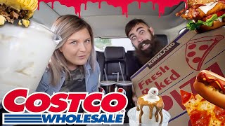 COSTCO FOOD COURT CALORIE CHAOS CHALLENGE | B.S.B.O Ep.5