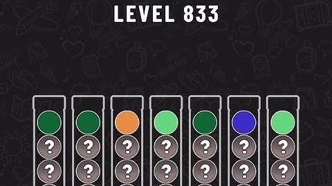 Ball Sort Puzzle Level 833 #ballsortpuzzle #ballsortpuzzlegameplay #puzzlegame #mobilegames