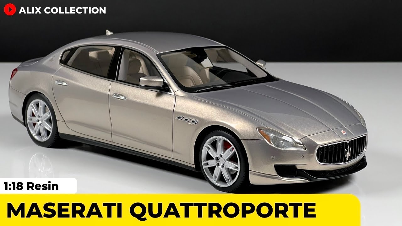 Unboxing of Maserati Quattroporte 2013 1:18 Scale Model Car by Top