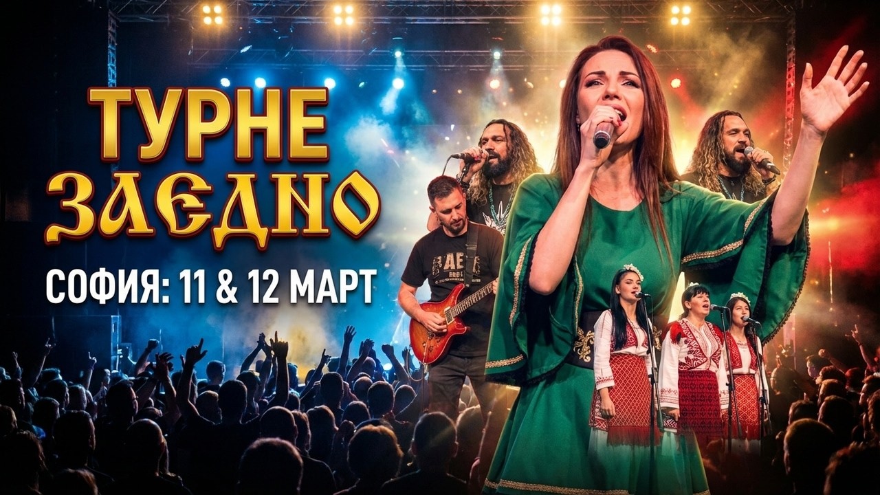 🔥 Невена Цонева и Баш Бенд – ЗАЕДНО | Очакваме ви на 11 и 12 Март в София! (НДК, Кино Люмиер)