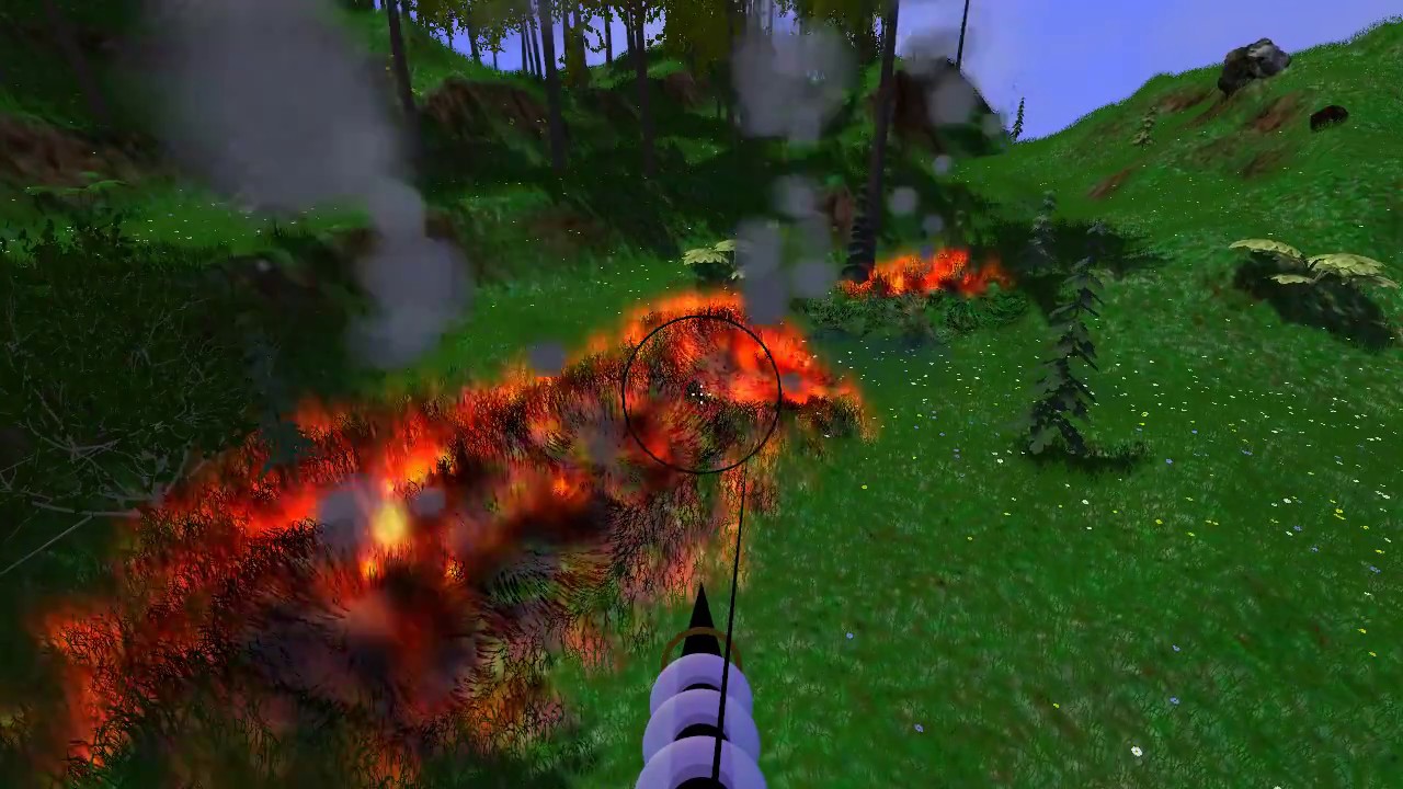 3DWorld Grass Fire Propagation