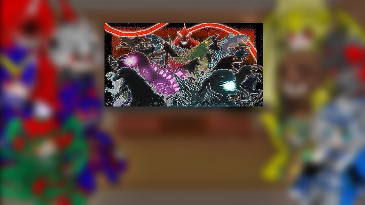 Kaijus react to Godzilla battle royale/PT1/??|my AU(🇪🇸🇺🇲🇧🇷)