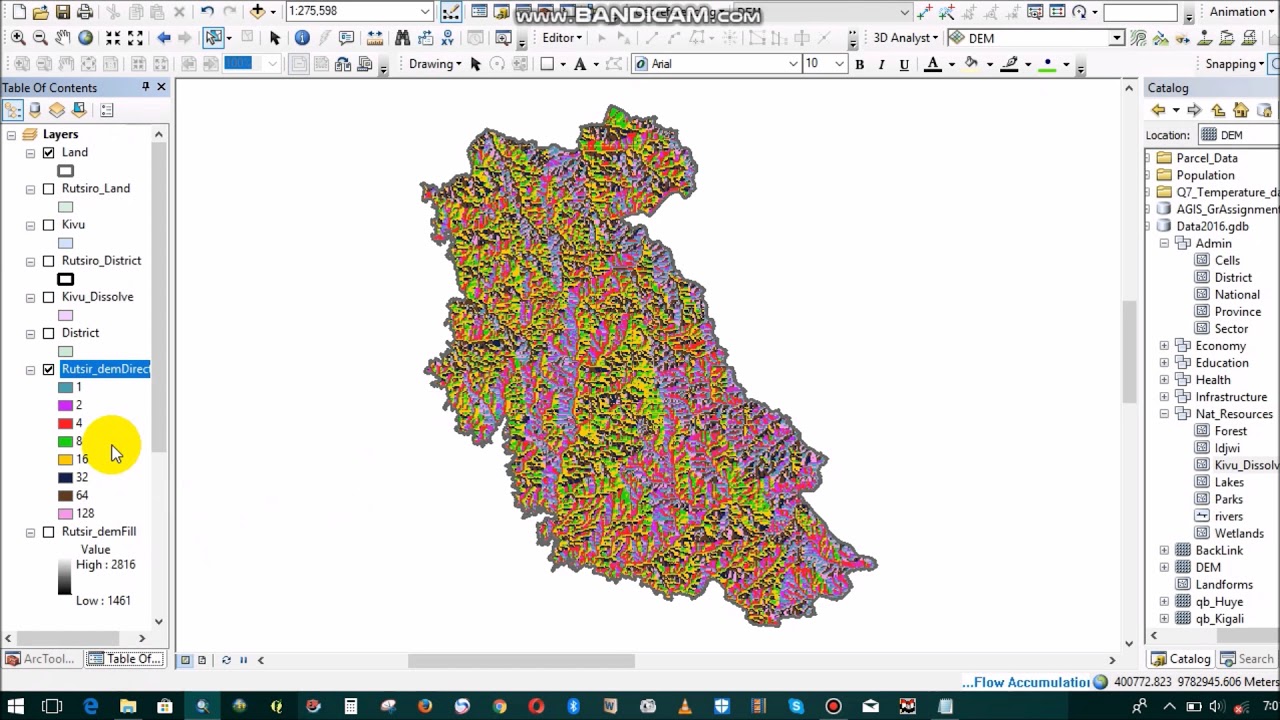 Watershed Delineation with DEM in ArcGIS YouTube