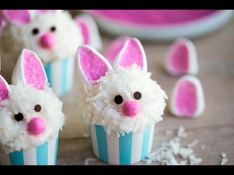 DIY Bunny Ear Cupcakes