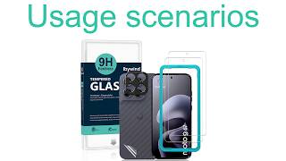 Motorola Moto G67/G77 5G Tempered glass Ibywind Protector & Easy Install Kit & Camera Lens Protector