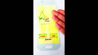 Easy Way to Design Mobile App - Paper Prototype (HCI)