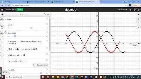 Desmos Graphing Tips: Clickable and Animations. Zoom recording 3rdOct21. #SatvinderDesmosTutorials
