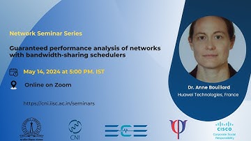 Guaranteed performance analysis of networks with bandwidth-sharing schedulers