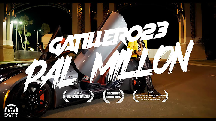 Gatillero 23 - Pal Millón (Video Oficial)
