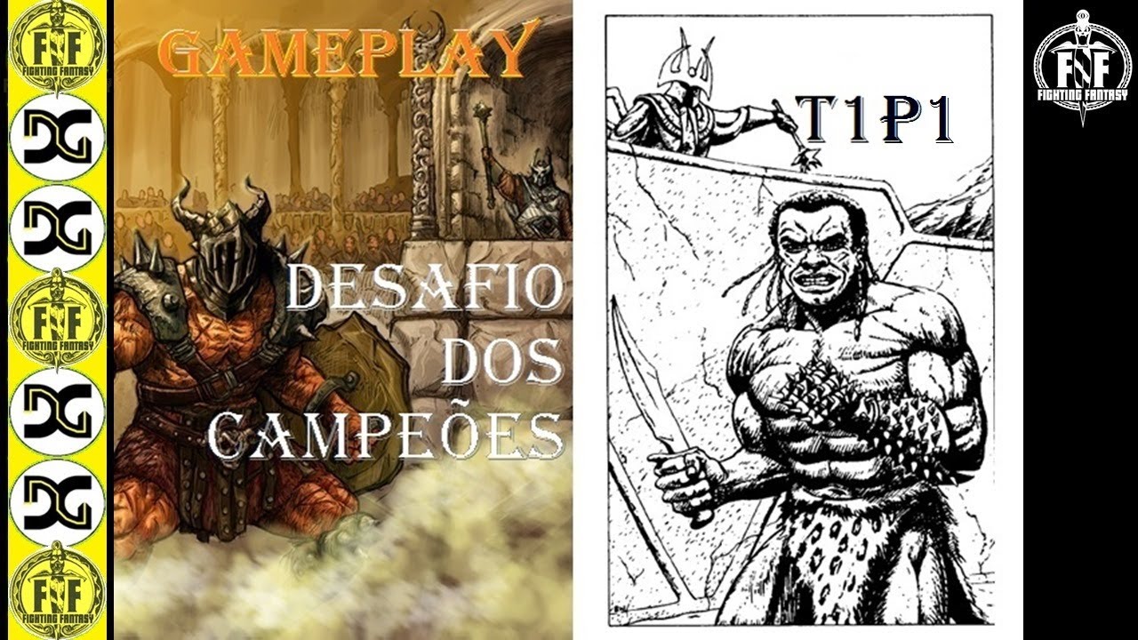 O Desafio dos Campeões- Fighting Fantasy - Jambô - Aventura Solo - RPG -  Geek