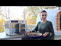 Oven Roasted Eggplants and Meatballs | Midea Flexify French Door Oven Air Fryer | Heghineh